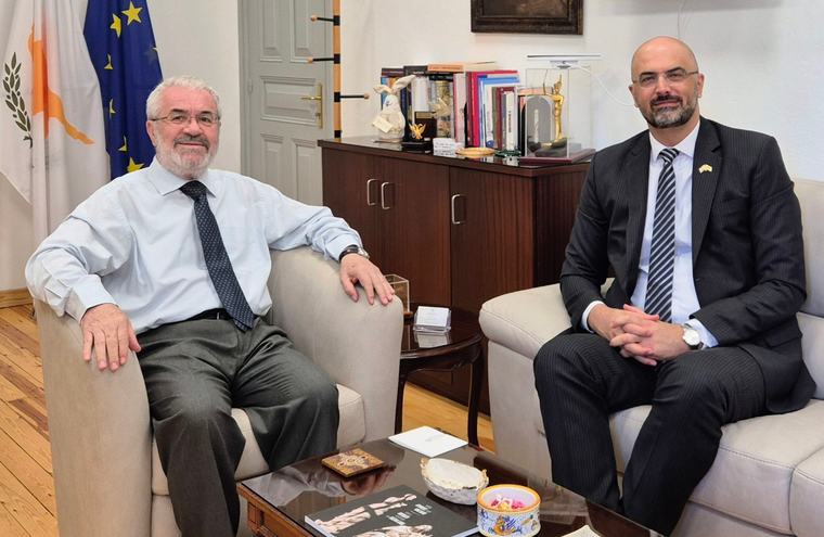 Αποχαιρετιστήρια συνάντηση Πρέσβη Ισραήλ με Διοικητή της ΚΥΠ