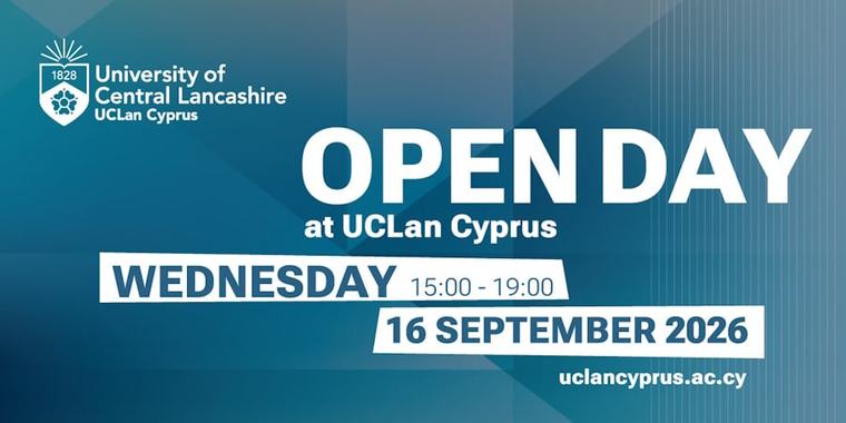 Το Μέλλον σου Ξεκινά Εδώ - Open Day 16 Σεπτεμβρίου 2026 στο UCLan Cyprus